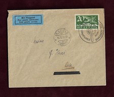 1ere Poste Aerienne Geneve Eplatures 14 May 1928 - Le Locle Lettres ; 62126