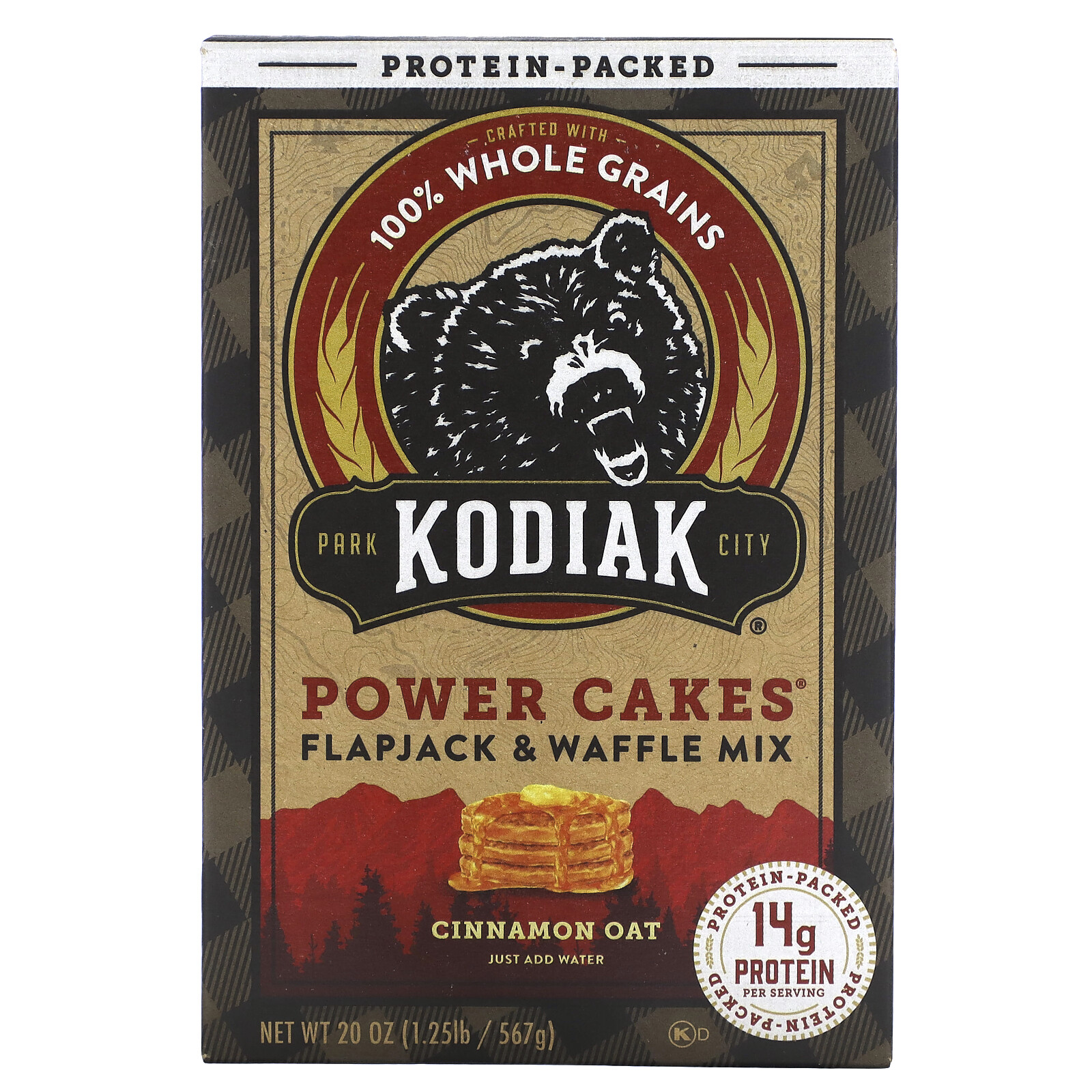 Power Cakes Смесь для лепешек и вафель овсяные хлопья с корицей 20 унций 567 г 2690₽