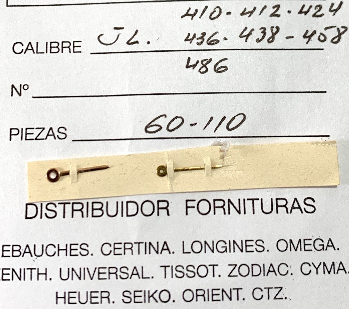 Tige NOS Originale Pour Mouvement Jaeger-LeCoultre Cal. 900 - Réf. 51010