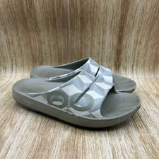 Oofos Ooahh Men's 7 Women's 9 Limited Green Sage Recovery Athletic Shoes Slides