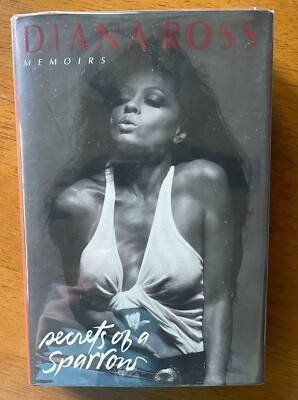 Diana Ross - Secrets of a Sparrow - 1993 - 1st Edition - Signed - HB / DJ
