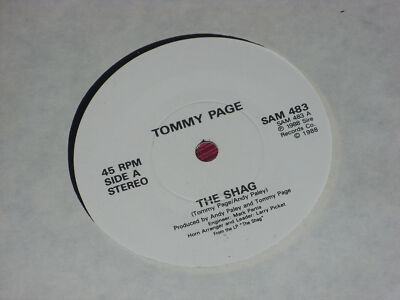 Tommy Page:  The Shag (SAM 483)     PROMO  7''   EX SHOP