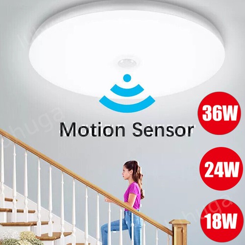 LED Deckenleuchte mit Bewegungsmelder Deckenlampe Sensor Lampe Treppenleuchte - Bild 3 von 48