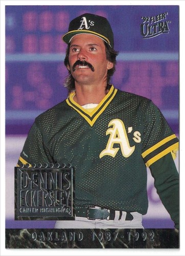 1993 Fleer Ultra - Dennis Eckersley Karriere Highlights #11 Dennis Eckersley