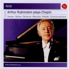 ARTUR RUBINSTEIN - RUBINSTEIN PLAYS CHOPIN-SONY CLASSICAL MASTERS 10 CD NEU