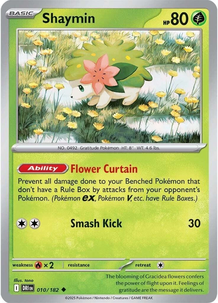 Shaymin Pokémon TCG Cards for sale | eBay