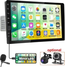 9" Single 1 Din Car Stereo Radio Bluetooth USB FM Touch Screen MP5 Player + MIC