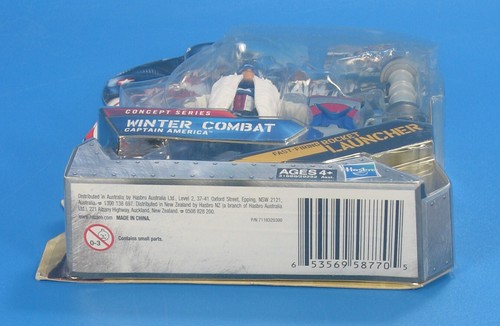Captain America Winter Combat 4" Action Figure 2010 Marvel Universe MOC Avengers - Picture 4 of 11