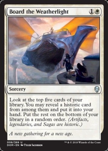 4 Board the Weatherlight - M-NM - Dominaria - SPARROW MAGIC - mtg U 4x x4 - Picture 1 of 1