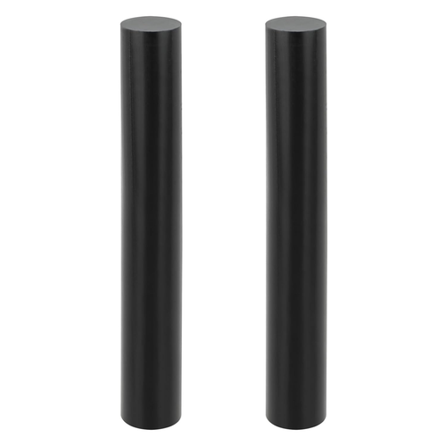 2 Pezzi 1,5 X 12 Pollici Nero Rotondo Acetal Copolimero Aste, Lungo Pom Aste di Plastica, Pla - Foto 9 di 12