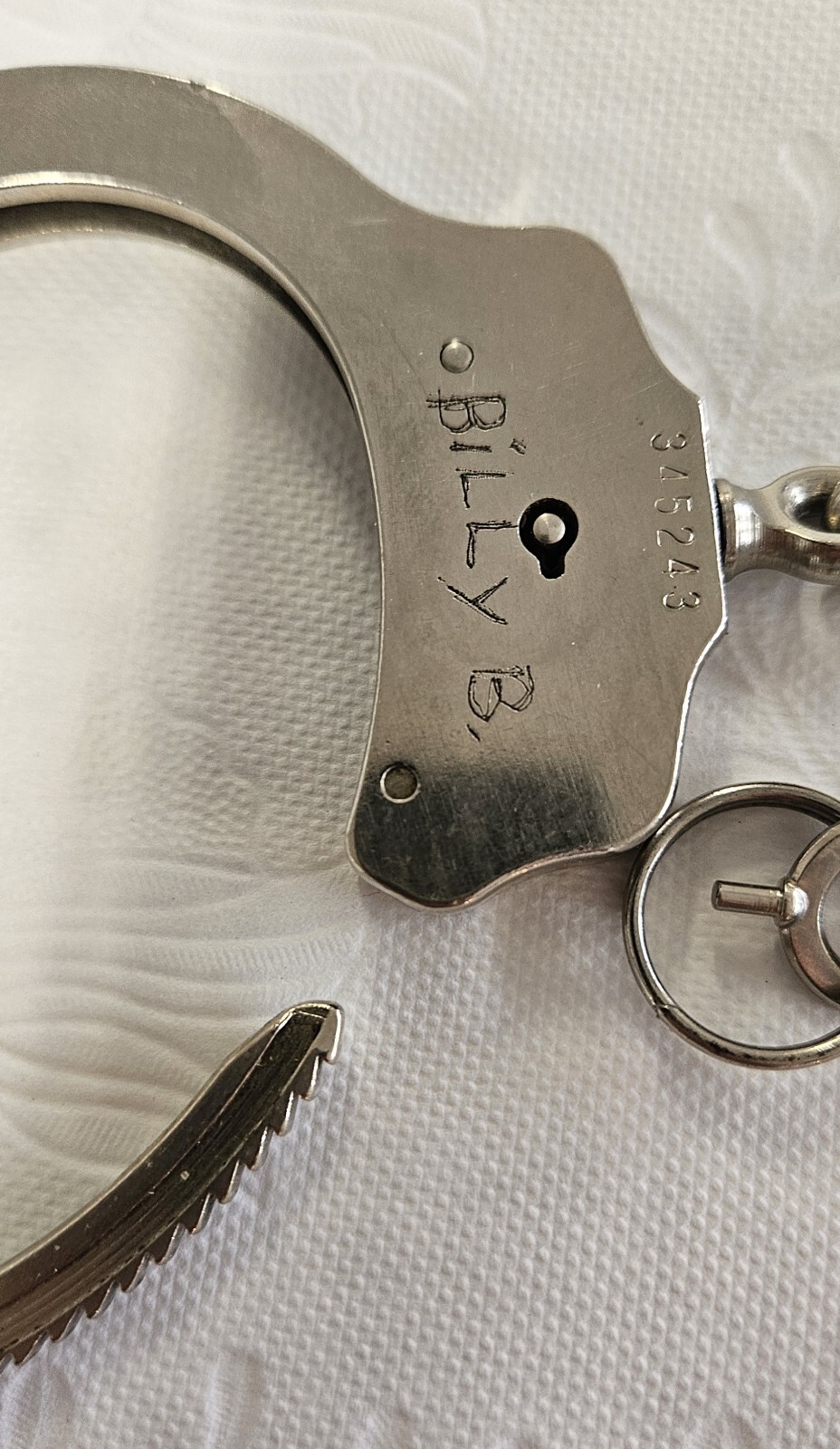 ★最終値下★中古の米国製 手錠 PEERLESS HANDCUFF Vintage Handcuffs The Peerless Handcuff Company Pat 1531451