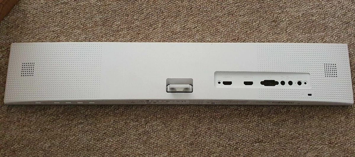 HP 27FW with audio LED Monitor back
