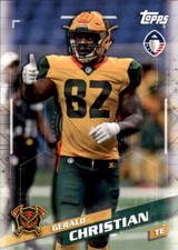 2019 Topps AAF #36 Gerald Christian - NM-MT