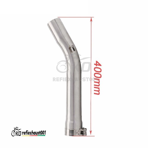 Carbon Fiber Muffler Exhaust Mid Link Pipe Slip On For Yamaha YZF-R6 1998-2005 - Picture 6 of 7