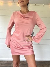 WAYF BNWT womens "Lexie" cowl neck long sleeve shift dress BNWT sz small NEW