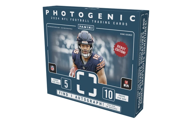 2024 PANINI PHOTOGENIC FOOTBALL HOBBY BOX (&)