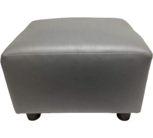 Small Footstool Pouffe Stool Ottoman Faux Leather British Made - Picture 7 of 26