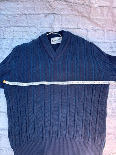 Opa Core Vintage Kammgarn Wollpullover Gr. Large - Bild 5 von 6