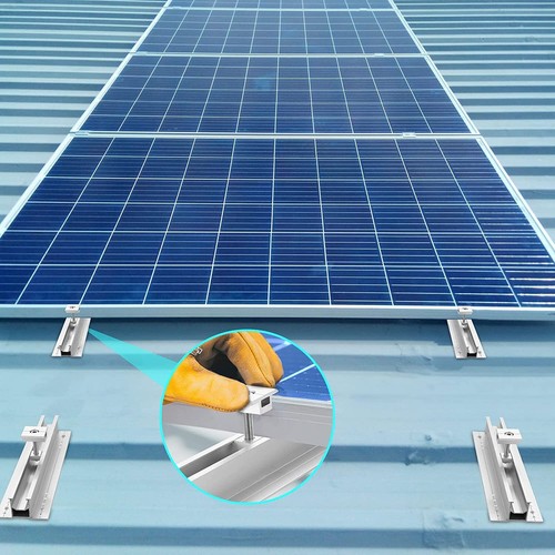 Solarmodule PV Halterung Flachdach Befestigungsschiene Montageschiene  0% MwSt. - Bild 7 von 18