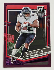2023 Panini Donruss Football Falcons Caleb Huntley 335/366 Purple