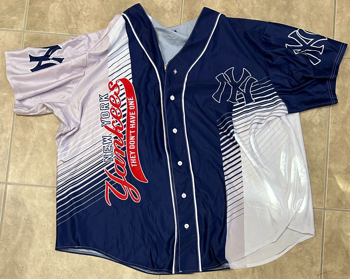 Yankees ボタンアップシャツ XL ネイビー Yankees Button Down Shirt