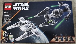 LEGO Star Wars Mandalorian Fang Fighter Vs. Tie Interceptor 75348 new