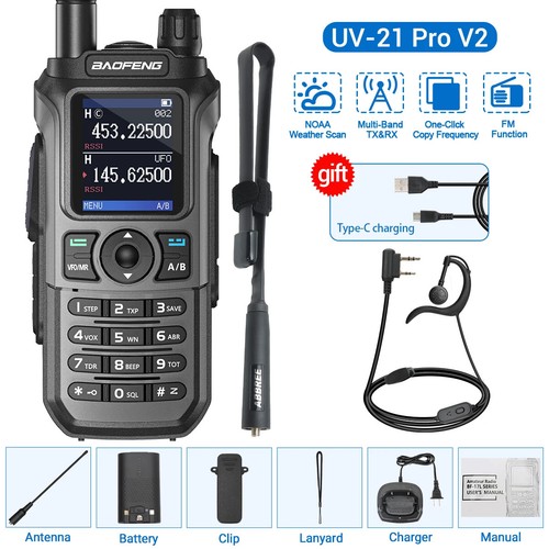 Bezprzewodowe pasmo częstotliwości kopiowania Mutli Potężne dalekiego zasięgu UV-5R dwukierunkowe radio szynkowe - Zdjęcie 12 z 36