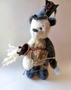 AMAZING-Robin-Hood-Artist-Teddy-Bear-OOAK-by-Sandy-Czaja-Notchlok-Bears-265-19-034