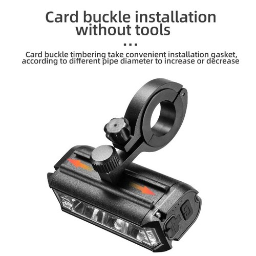 Front Bicycle LED Light Bike Light 4000mAh Lamp USB Night Riding Flashlight - Picture 15 of 25