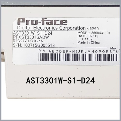 Pro-face One New original HMI Touch Screen AST3301W-S1-D24 Operation panel - Picture 6 of 9