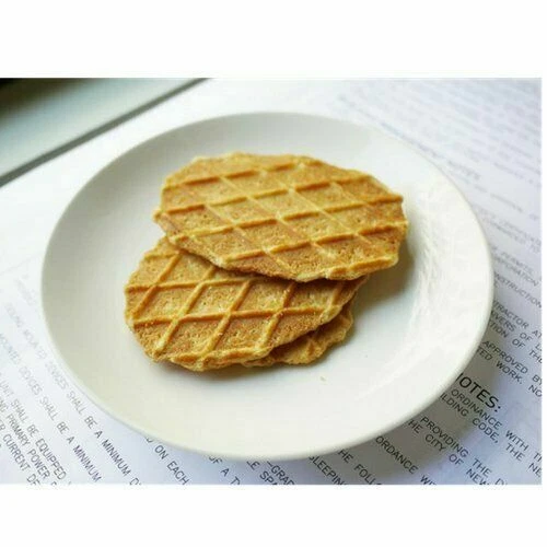 2 Packs Set Trader Joe's Belgian Butter Waffle Cookies & Butter Almond Thins - Picture 2 of 5