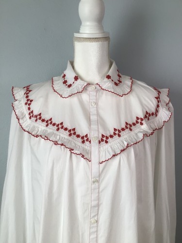 NWT Polo Ralph Lauren Embroidered Button Front Shirt Blouse - Picture 6 of 16