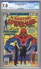 Amazing Spider-Man #185 CGC 7.0 - Peter Parker Graduates - NEWSSTAND