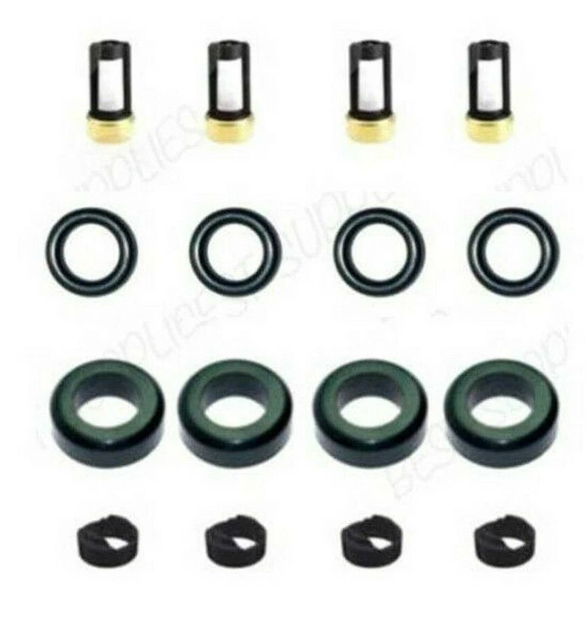 Kit Reparación Inyector Combustible Denso Para Matrix Corolla Scion xD 1.8L Orings Filtros Foto 2 de 4