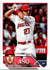 2023 Topps Update #ASG-18 Mike Trout 2023 All-Star Game 003581