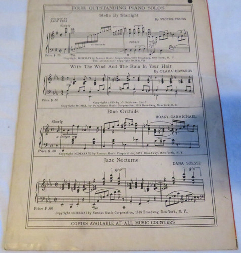 Sheet Music A Thousand Violins The Great Lover Film Bob Hope Rhonda Fleming 1949