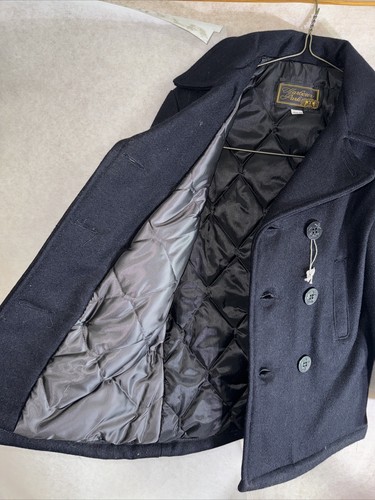 Vintage Extremely Rare Harbour Park US Navy Peacoat Size 14 - Picture 7 of 8