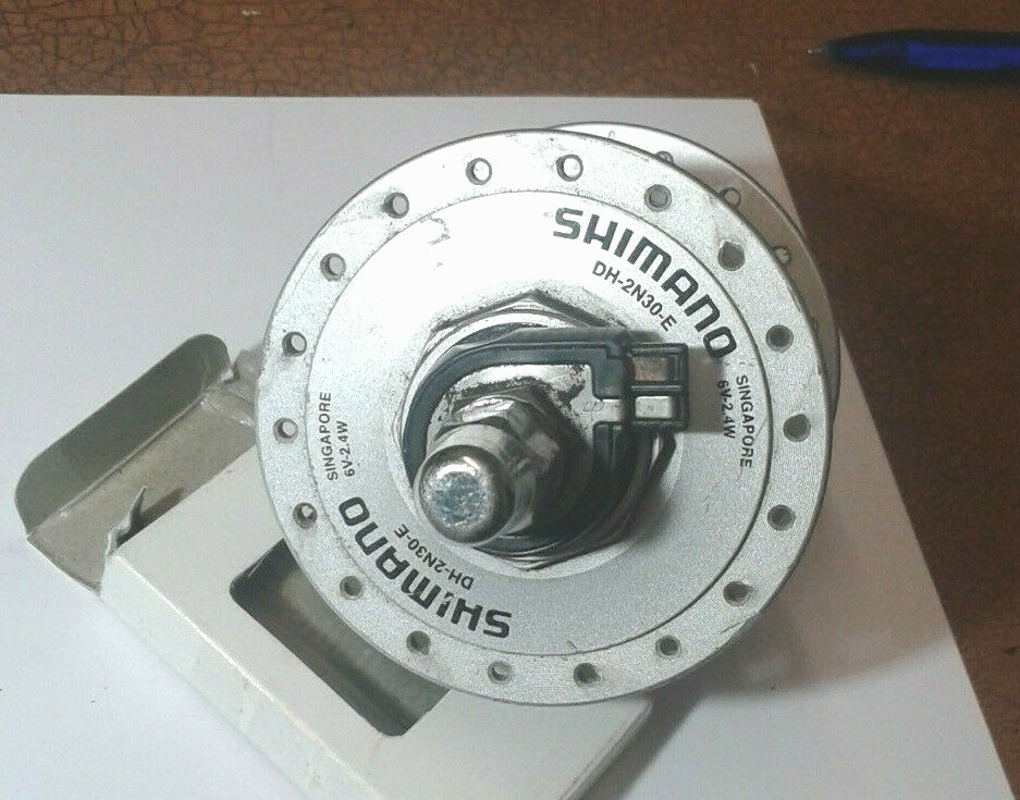 DH-3N30-E,Bikie Shimano Dynamo Hub 6V 2.4w 36 Spoke Holes
