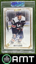 Brett Leason Auto 2022-23 Upper Deck Clear Cut 2021 22 Champs Capitals