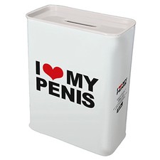 Blaszana skarbonka I Love My Penis skarbonka