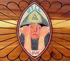 HOMMAGE À ALEITER CROWLEY BOITE ANCIENNE ART NOUVEAU MODIFIÉE * MAGIE SEXUELLE OCCULTE