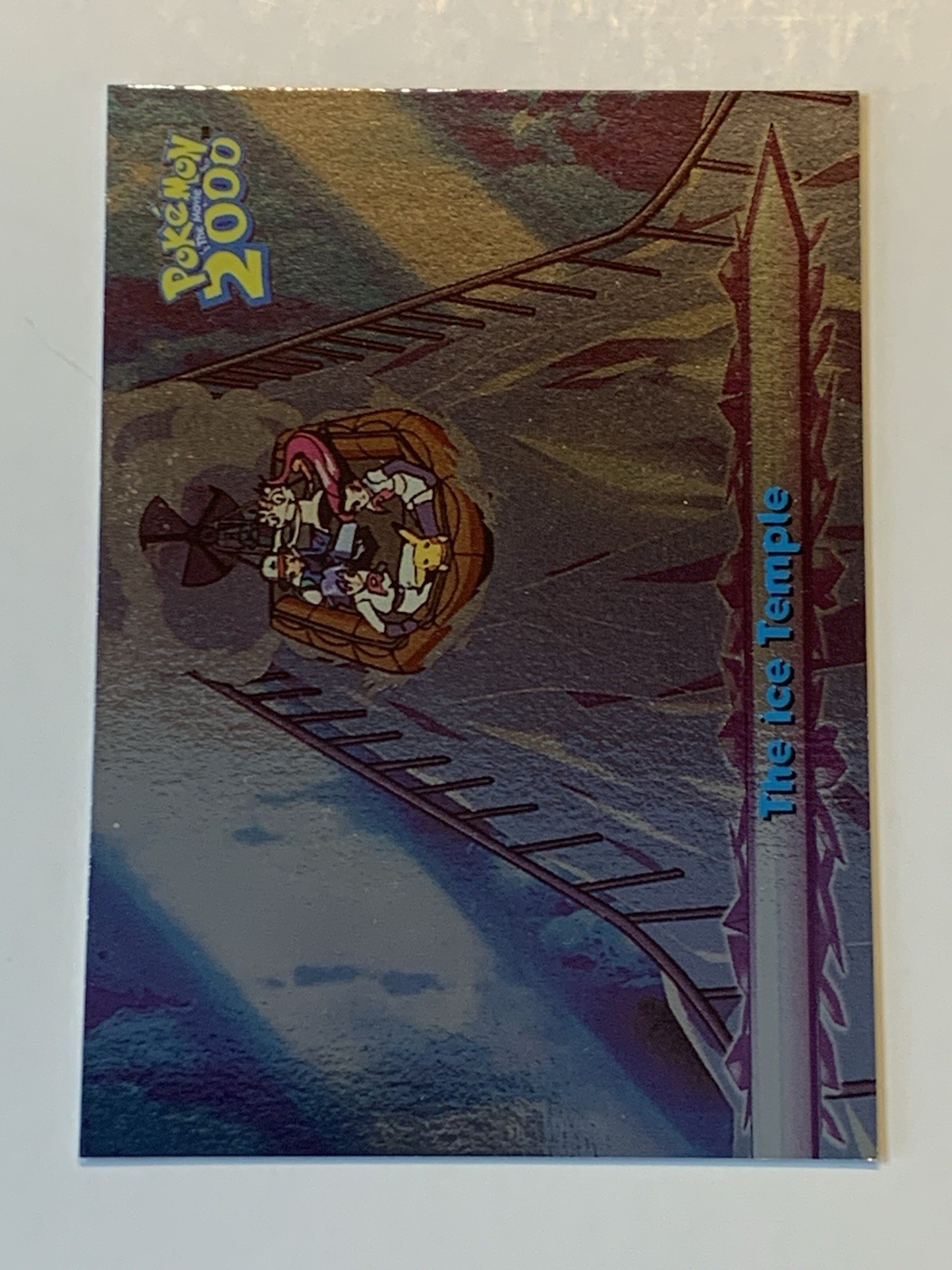 Topps Pokemon the Movie 2000 #51 The Ice Temple Silver Foil (C)