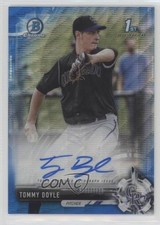2017 Bowman Draft Chrome Pick Blue Wave Refractor 90/150 Tommy Doyle Auto 8k4