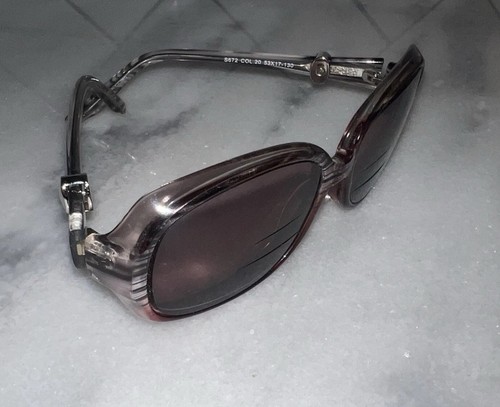 ROBERTO STEFFANI Round Full Rim Gray Pink S 672 20 53- 17-130 FRAMES ONLY - Picture 5 of 8