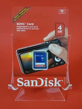 📸 SanDisk 4 GB SDHC Card Class 4 ✨ 4 GB SD Memory Card, NEW