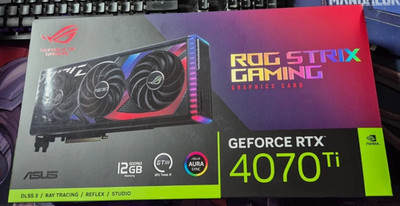 ASUS ROG STRIX NVIDIA GEFORCE RTX 4070TI  12GB Edition GDDR6X