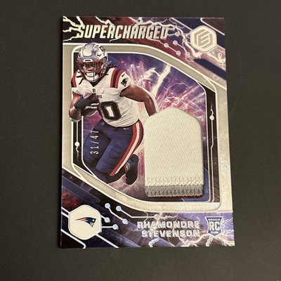 Rhamondre Stevenson 2021 Elements Supercharged /47 Rookie Patriots RC