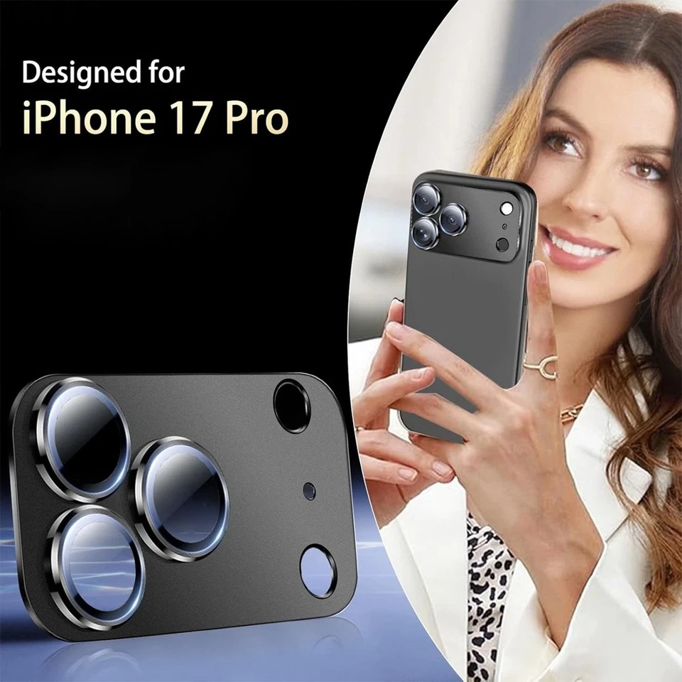 Durable Camera Lens Protector Full Coverage Cover For iPhone 17 Pro Max/17 Pro - Image 3 of 4