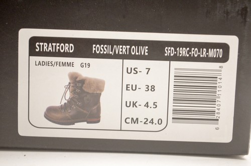 Royal Canadian SFD-19RC-FO-LR-M070 Women's Boots Size 7 - Imagen 3 de 3