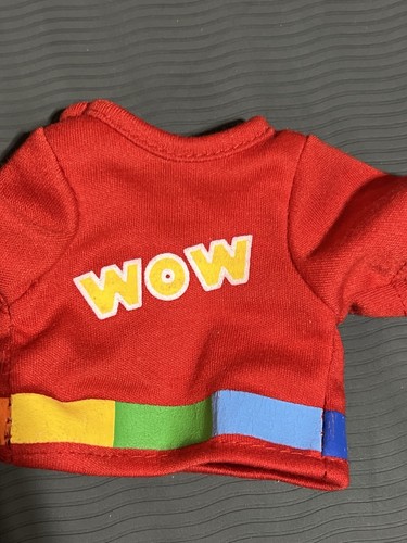 Webkinz Red WOW Shirt Clothing Accessory for Stuffed Animals Ages 3-7 Years